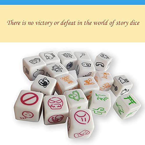 Happy Story 18 Cubes Bundle Set - Word & Storytelling Dice Game for Kids with 4 Models & 108 Images | Creative Educational Toy for Family Game Night, Classroom Activities & Imaginative Play