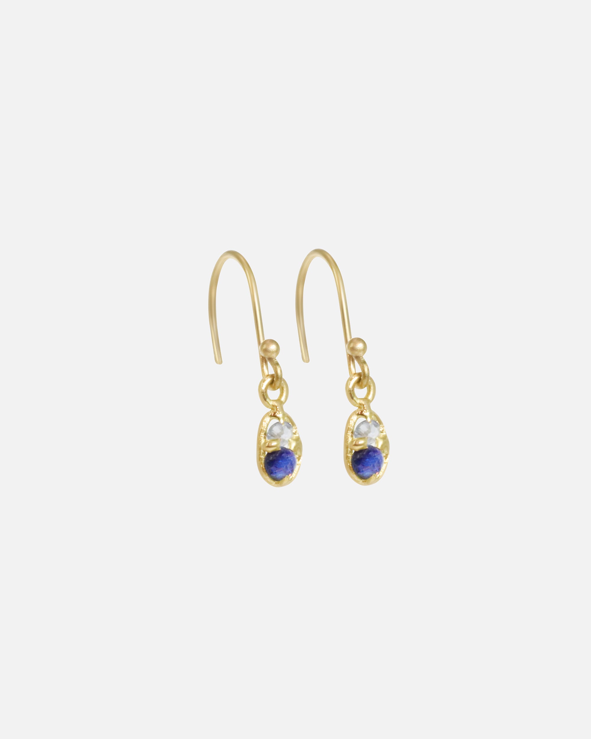 Elegant Silk & Gradient Blue Sapphire Earrings for Women – Perfect for Weddings, Parties & Special Occasions