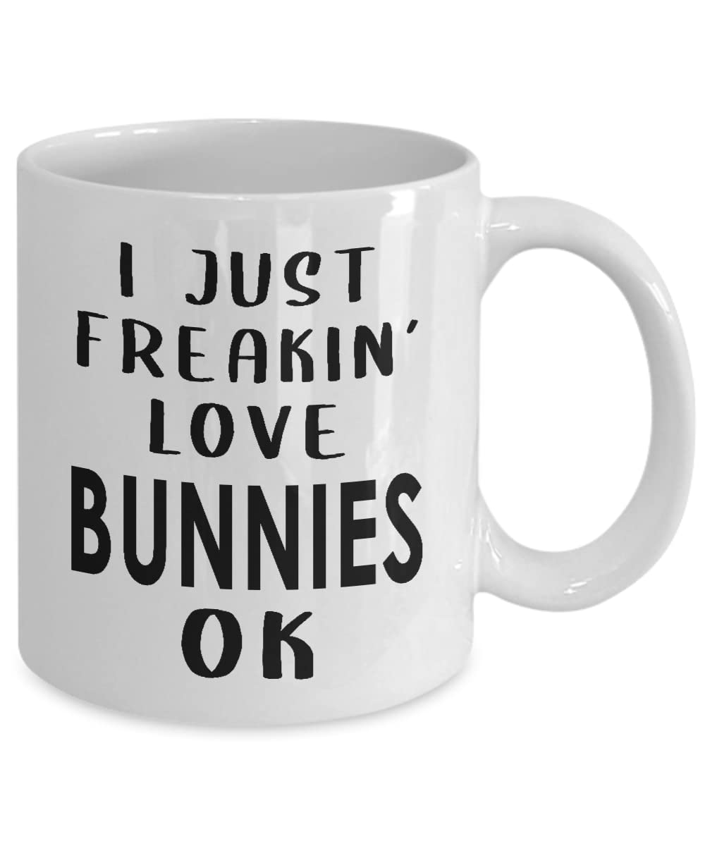 11oz Funny Bunny Lover Coffee Mug - Cute Rabbit Themed Gift for Mom, Dad & Pet Owners - Perfect for Tea & Coffee Lovers - Great for Easter Gifts, Birthday Presents & Animal Lovers