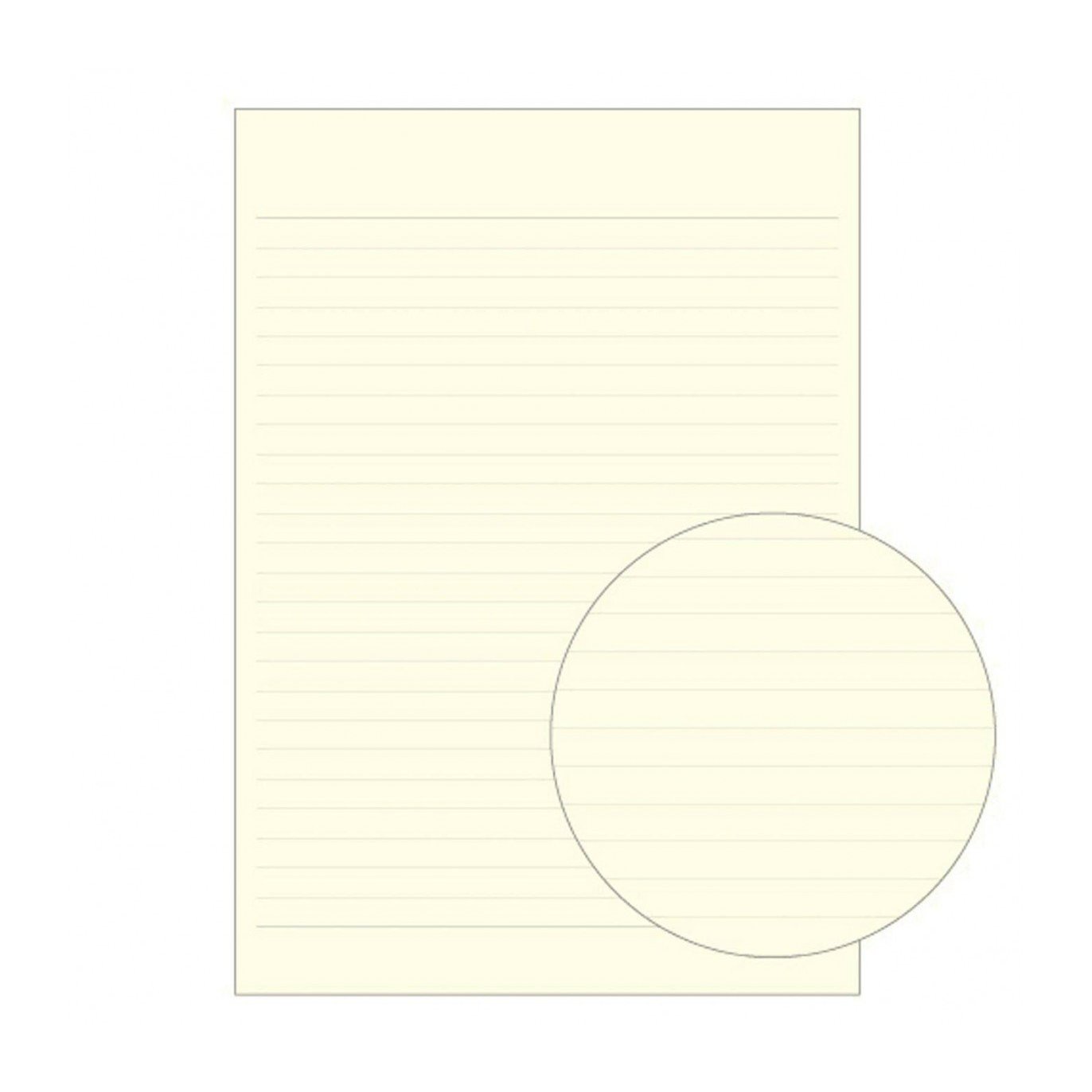 Premium Nippon Note CD Off White Ruled A5 Notebook - 96 Pages, Smooth Writing Paper for Journaling, Office Work & School Notes