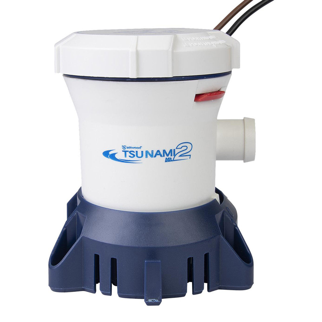 Attwood Tsunami MK2 Manual Bilge Pump T800 - 800GPH & 12V Marine Water Pump for Boats, Yachts, and Fishing Vessels - Ideal for Emergency Water Removal and Bilge Maintenance