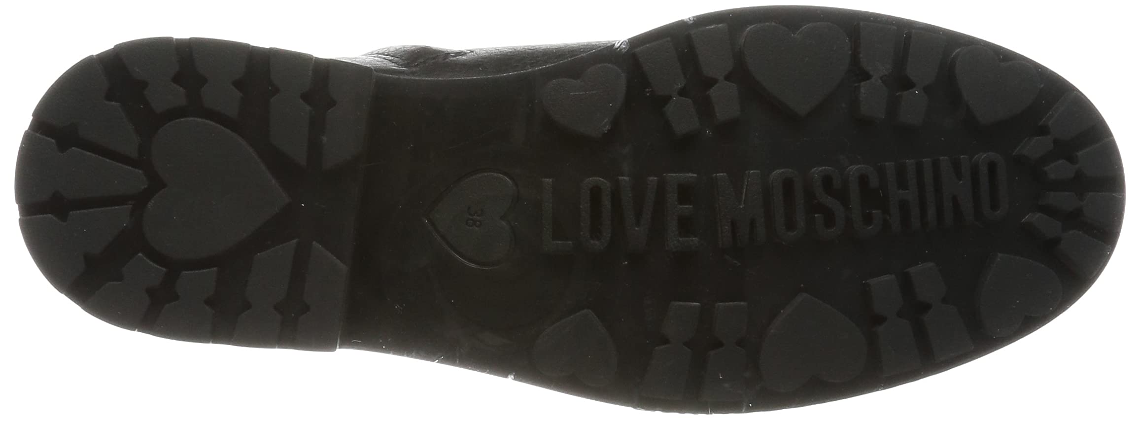 Love Moschino Women's Derby Boots - Stylish Ankle Boots for Women | Fashionable & Comfortable Footwear for Casual Outings, Work & Date Nights