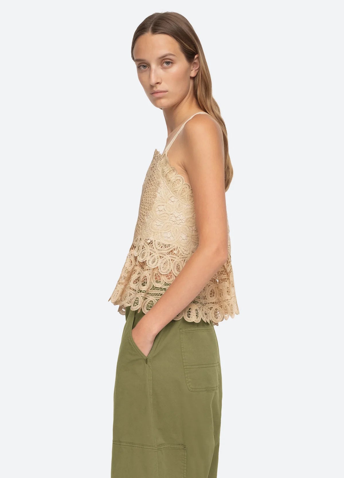Anastasia Women's Top - Soft Cream Blouse for Casual Wear, Office & Date Night | Comfortable & Stylish Fashion Apparel
