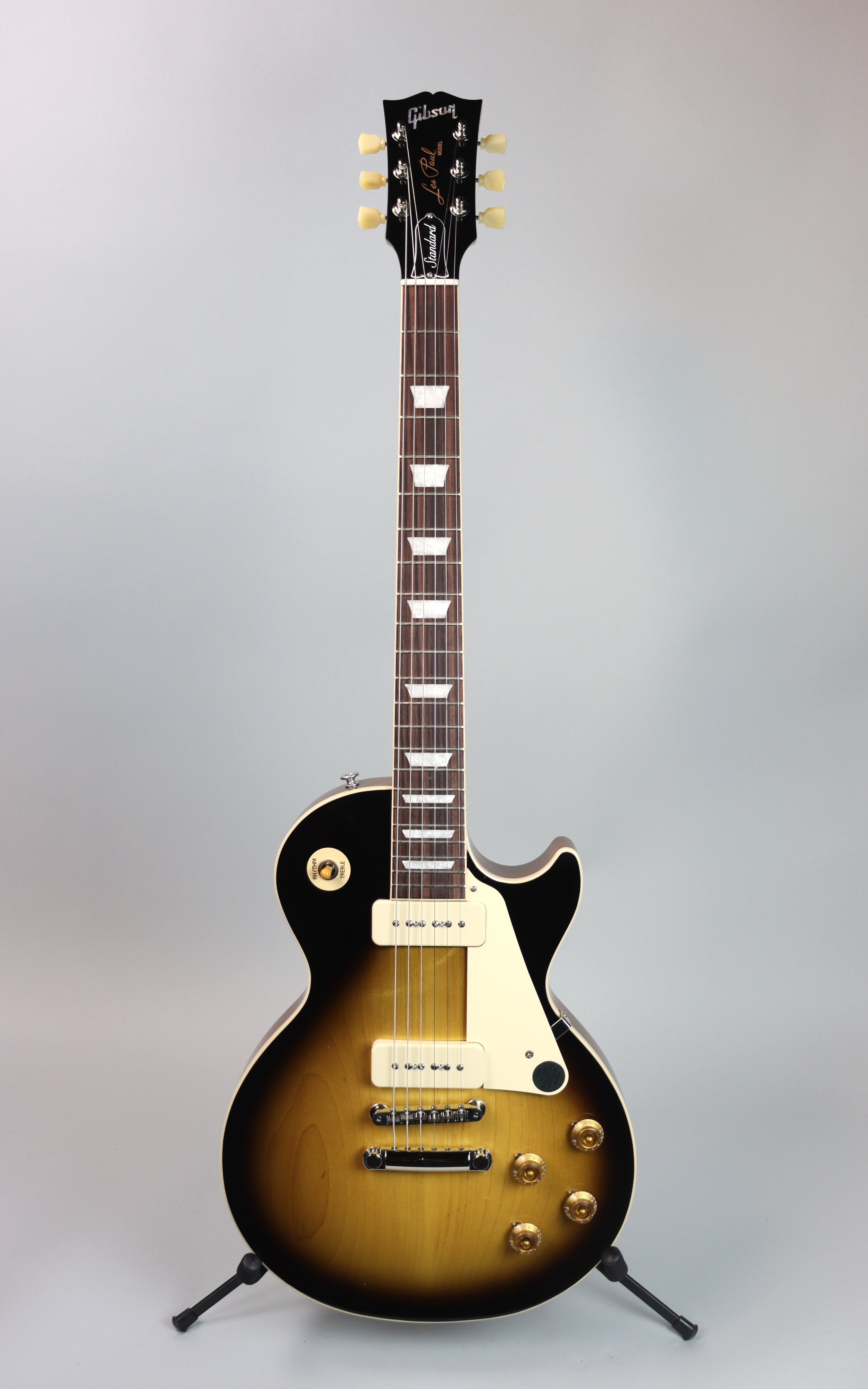 Gibson Les Paul Standard '50s Electric Guitar with P90 Pickups in Tobacco Burst Finish - Perfect for Blues, Rock, and Vintage Tone Enthusiasts