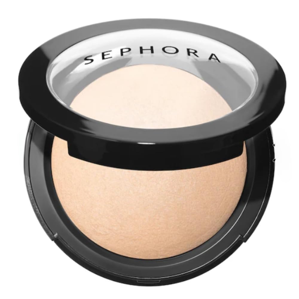 SEPHORA COLLECTION MicroSmooth Baked Powder Foundation - 25 Beige | Lightweight, Long-Lasting Coverage for Flawless Skin | Perfect for Everyday Wear & Touch-Ups On-The-Go
