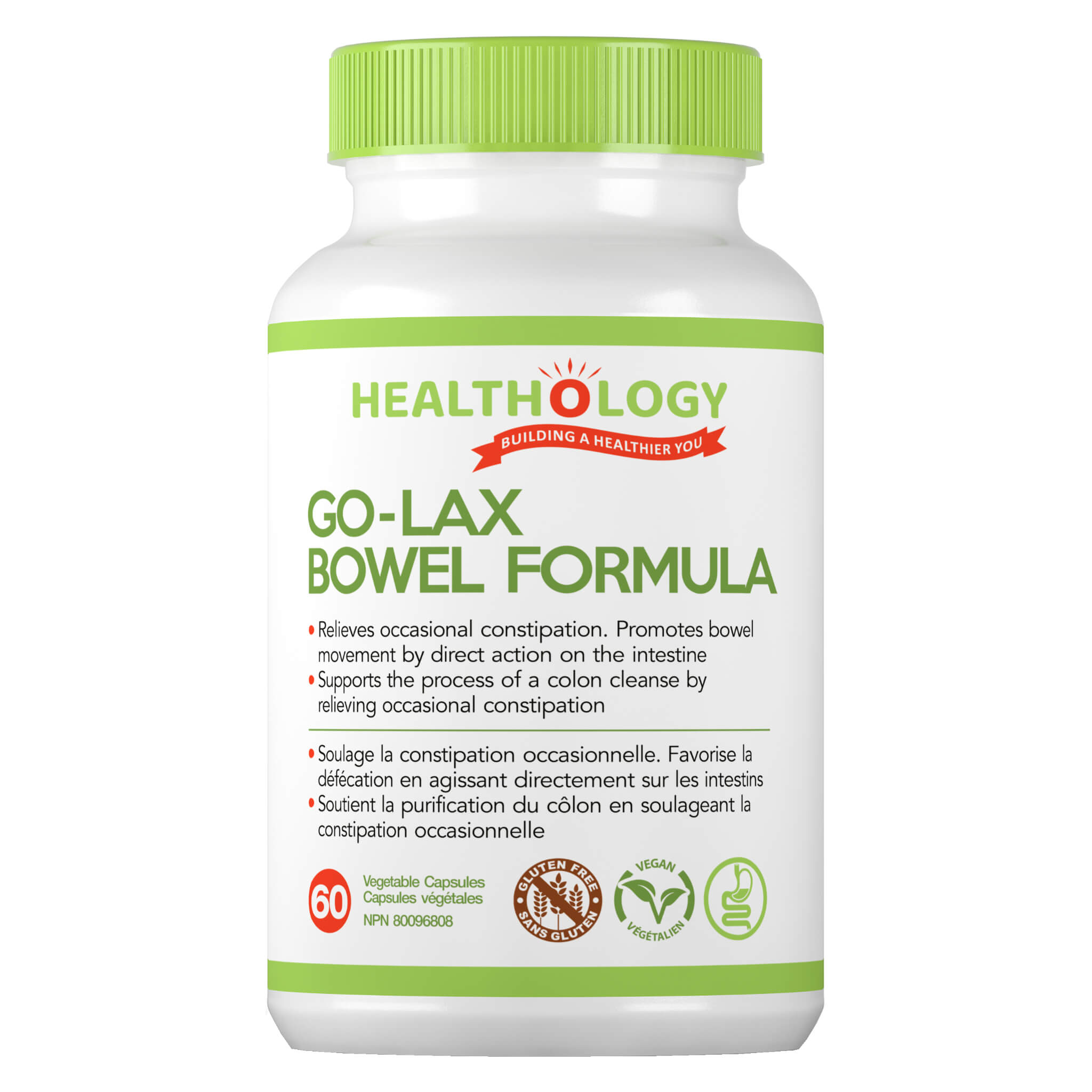 Go Lax Bowel Formula Supplement for Digestive Health & Constipation Relief - Supports Regularity & Gut Comfort - Ideal for Travel, Postpartum & Daily Wellness