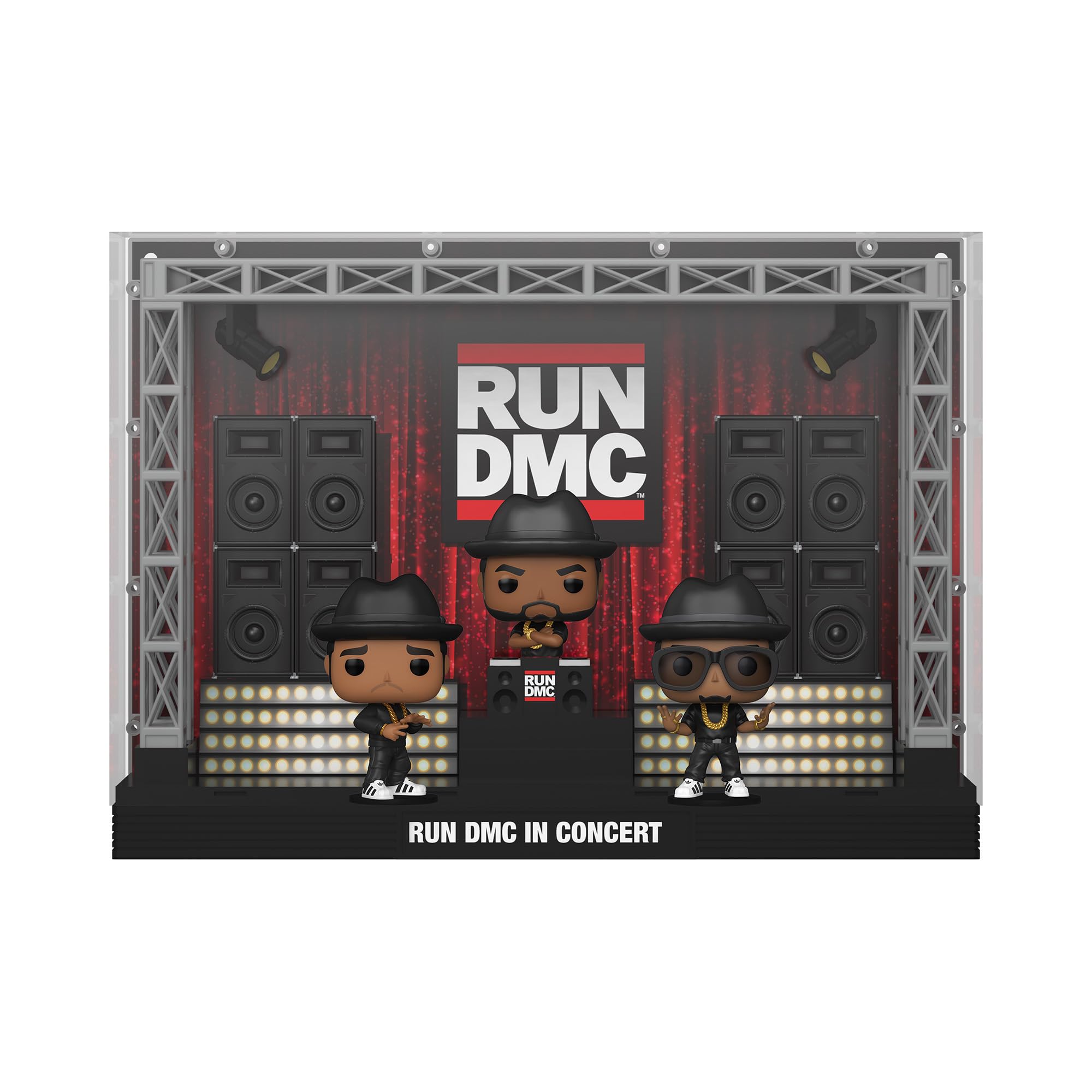 Funko Pop! Deluxe Run DMC in Concert Vinyl Figure - Limited Edition Collectible for Music Fans & Pop Culture Enthusiasts - Perfect for Home Decor, Office Display & Gift Giving