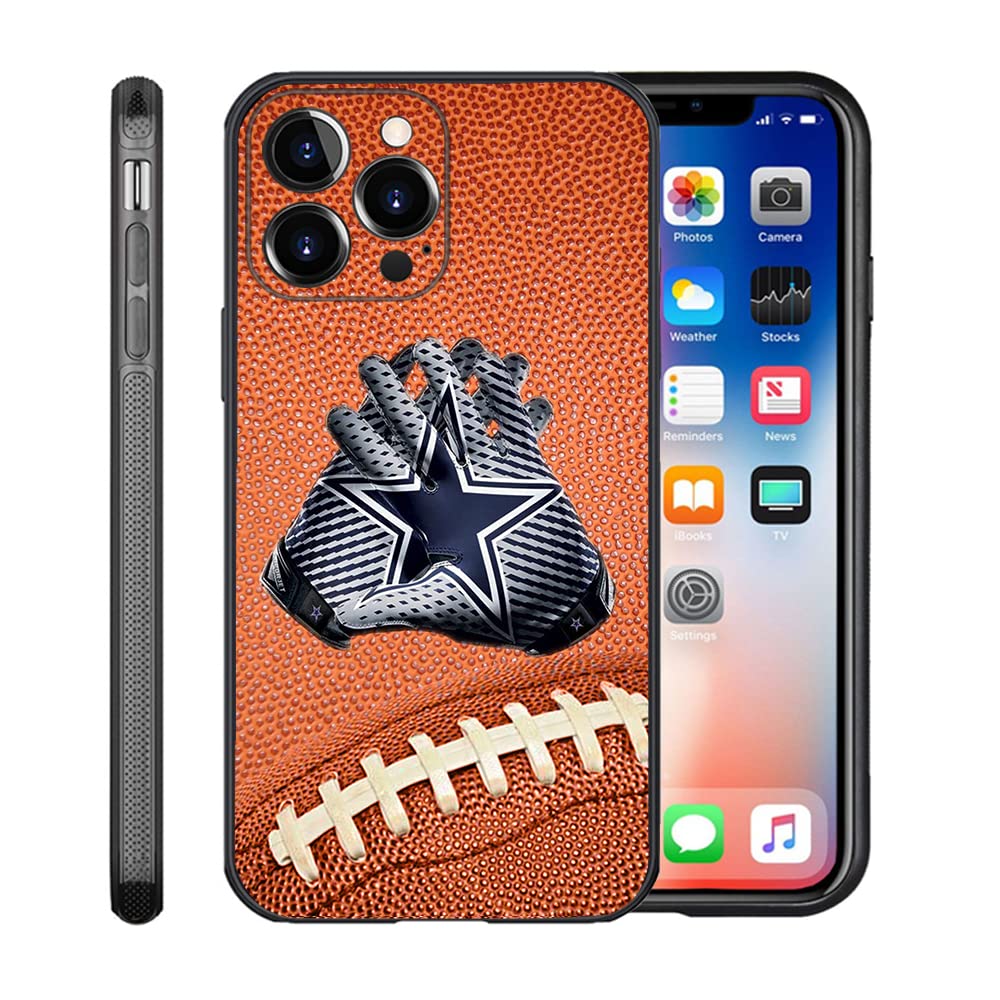 Funny Dallas Cowboys Football Fan iPhone 13 Pro Case - Custom Personalized Cute Protective Cover for 6.1 Inch iPhone 13 Pro - Perfect Gift for NFL Fans & Game Day Accessories