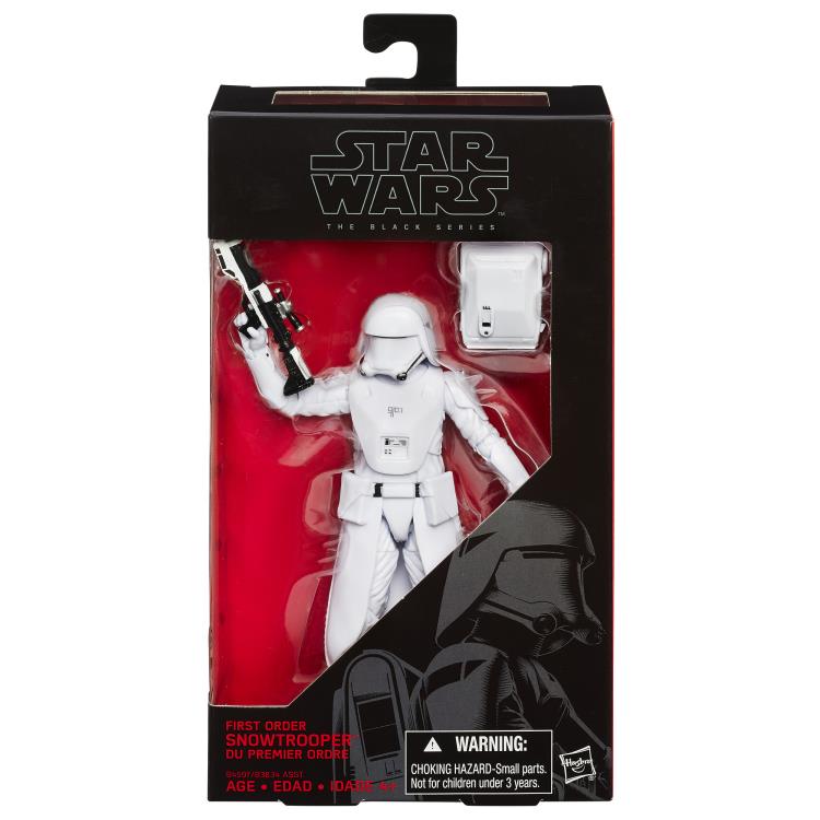 Star Wars The Black Series First Order Snowtrooper Action Figure - 6-Inch Collectible Toy from The Force Awakens - Perfect for Display, Gift Giving, and Star Wars Fans Collection