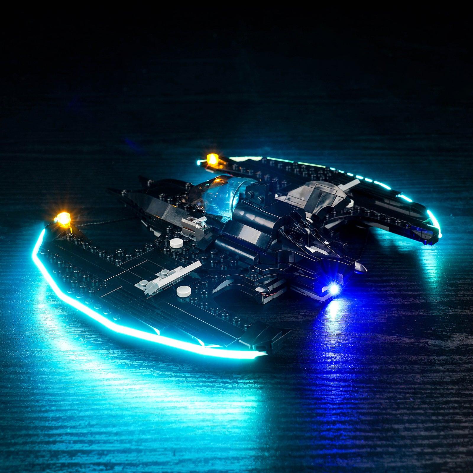 LEGO Batwing 76265 LED Light Kit - Batman vs. The Joker Building Set Accessories | Enhance Your DC Superhero Display & Nighttime Decor