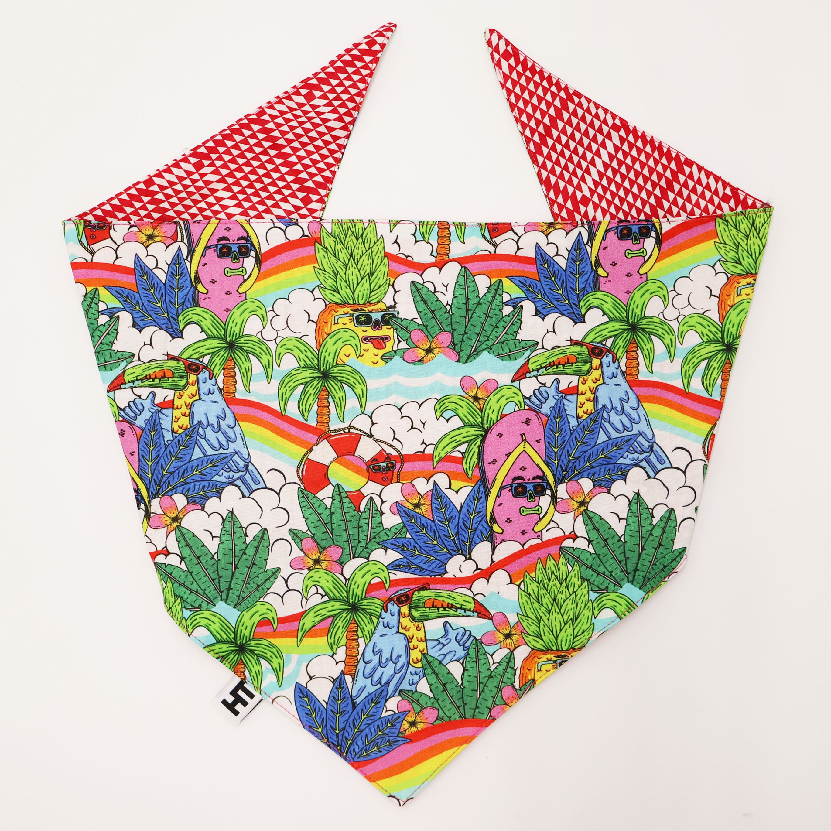 Stylish Summer Party Bandana - Trendy Cotton Bandana for Women & Men - Perfect for Beach, Music Festivals & Outdoor Events