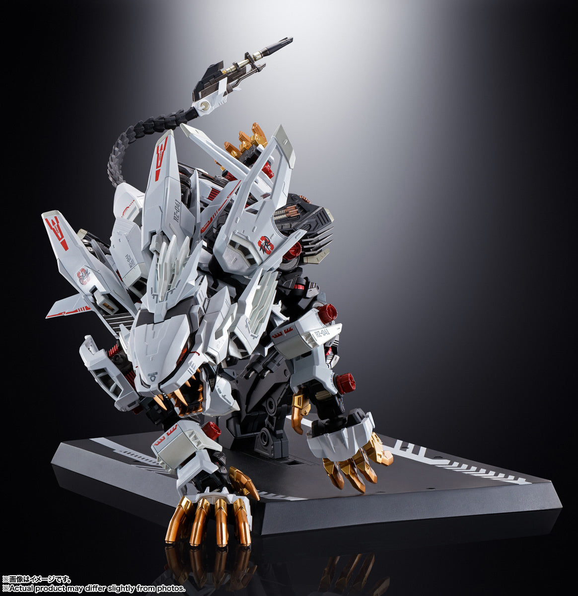 Bandai Chogokin Zoids New Century/Zero Liger Zero Action Figure - Collectible Anime Robot Model Toy for Display & Play - Perfect for Anime Fans, Collectors & Gift Giving