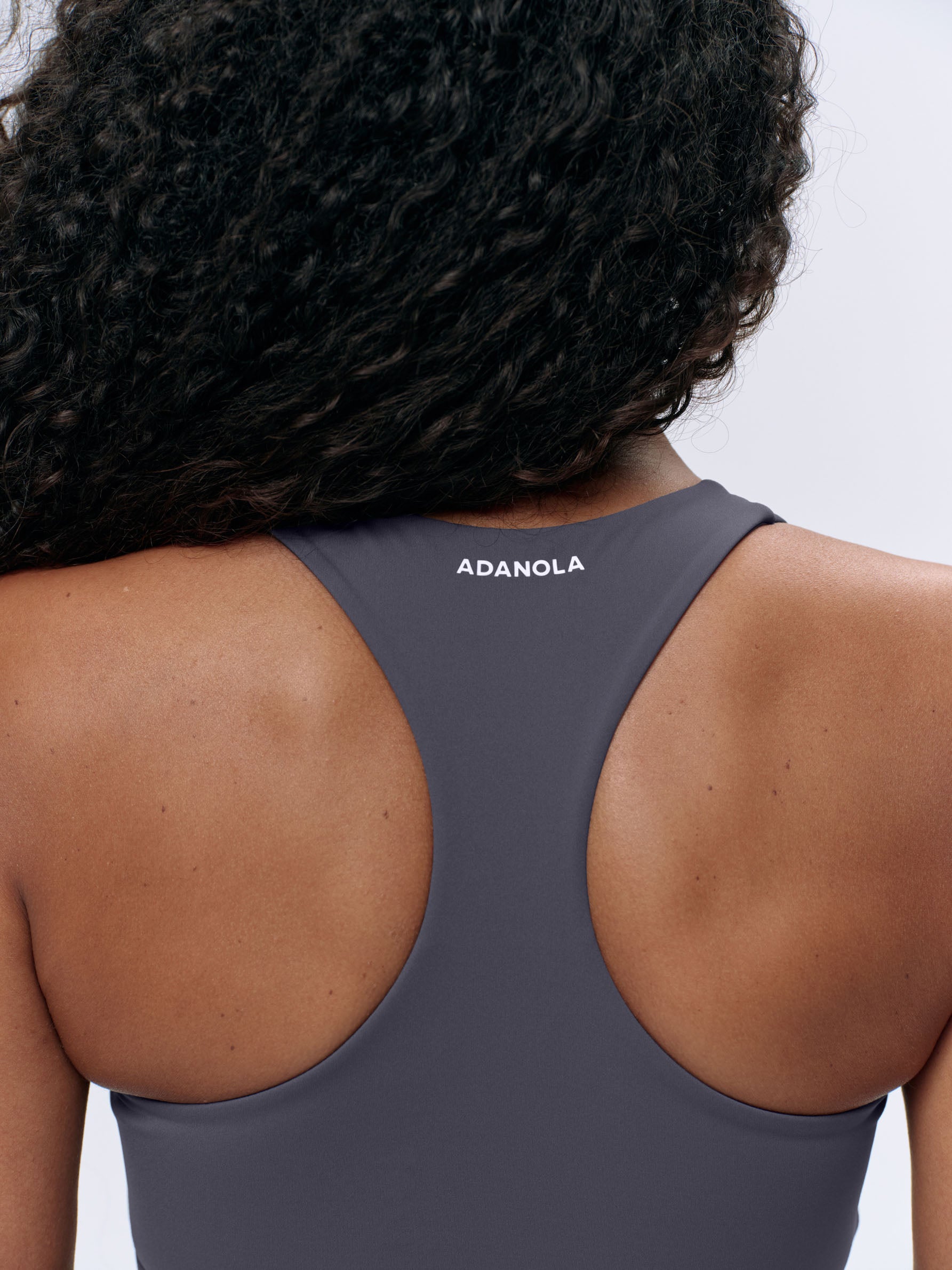 Ultimate Zip Front Sports Bra for Women - Dark Grey - High Support Workout Top for Running, Yoga & Gym