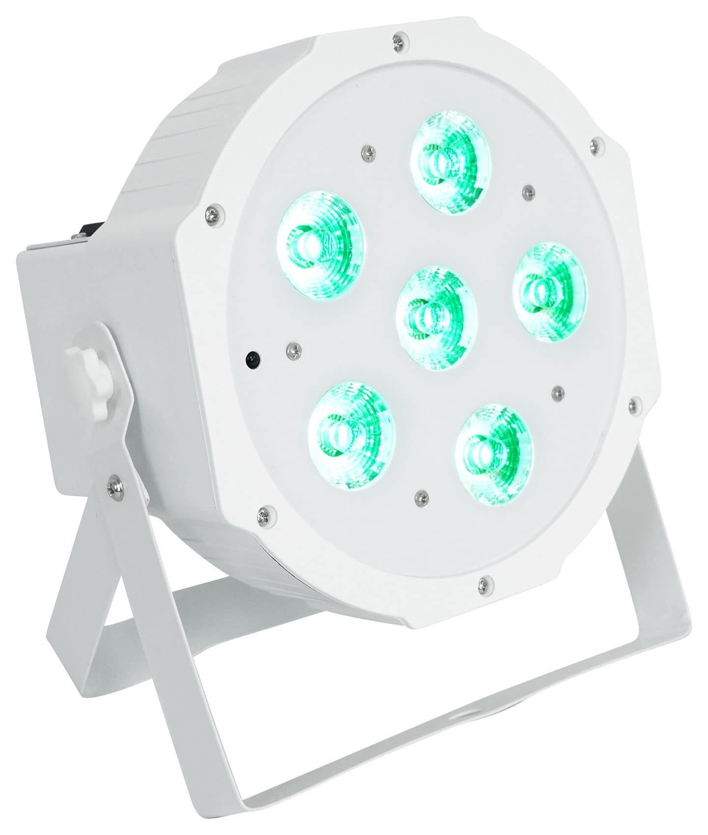 Rockville Rechargeable PAR 61 RGBWA+UV DMX DJ Lights with Remote Control & Carry Bag - Professional Stage Lighting for Concerts, Clubs, and Events (2-Pack)