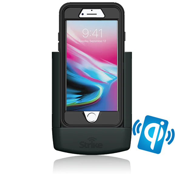 iPhone 8 Plus Car Phone Holder with Wireless Charging - Compatible with OtterBox Defender Case - Perfect for Hands-Free Driving & Safe Charging on the Go