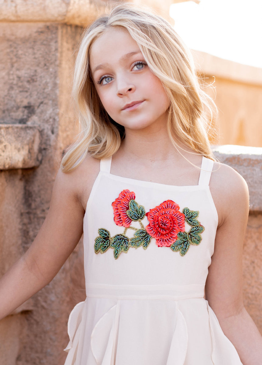 Kaylynn Cream Dress for Women - Elegant & Comfortable Casual Wear for Parties, Dates & Office