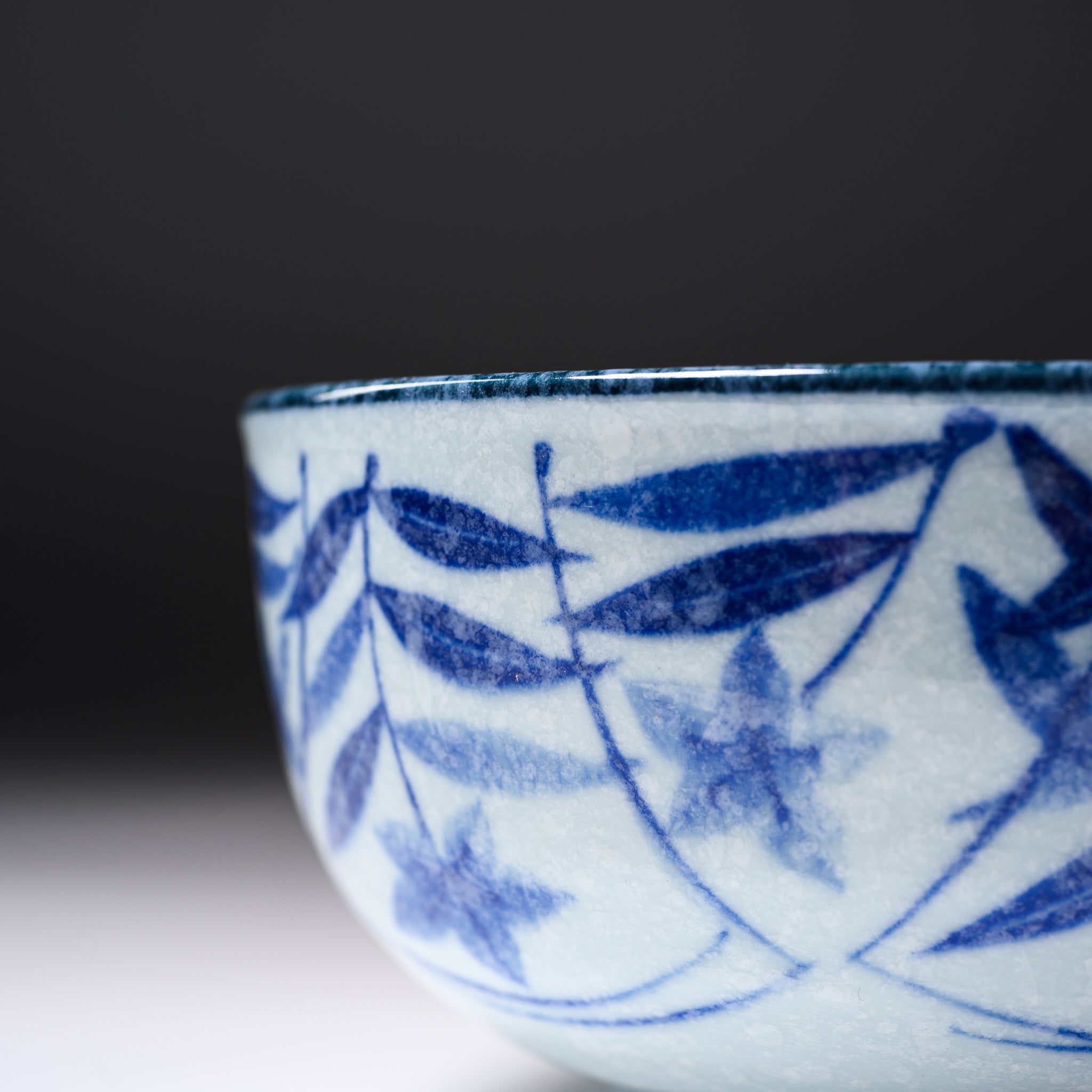 Handcrafted Mino Ware Bellflower Donburi Bowl - Traditional Blue Ink Japanese Ceramic Rice Bowl for Sushi, Ramen & Asian Cuisine | Perfect for Home Dining & Gifts
