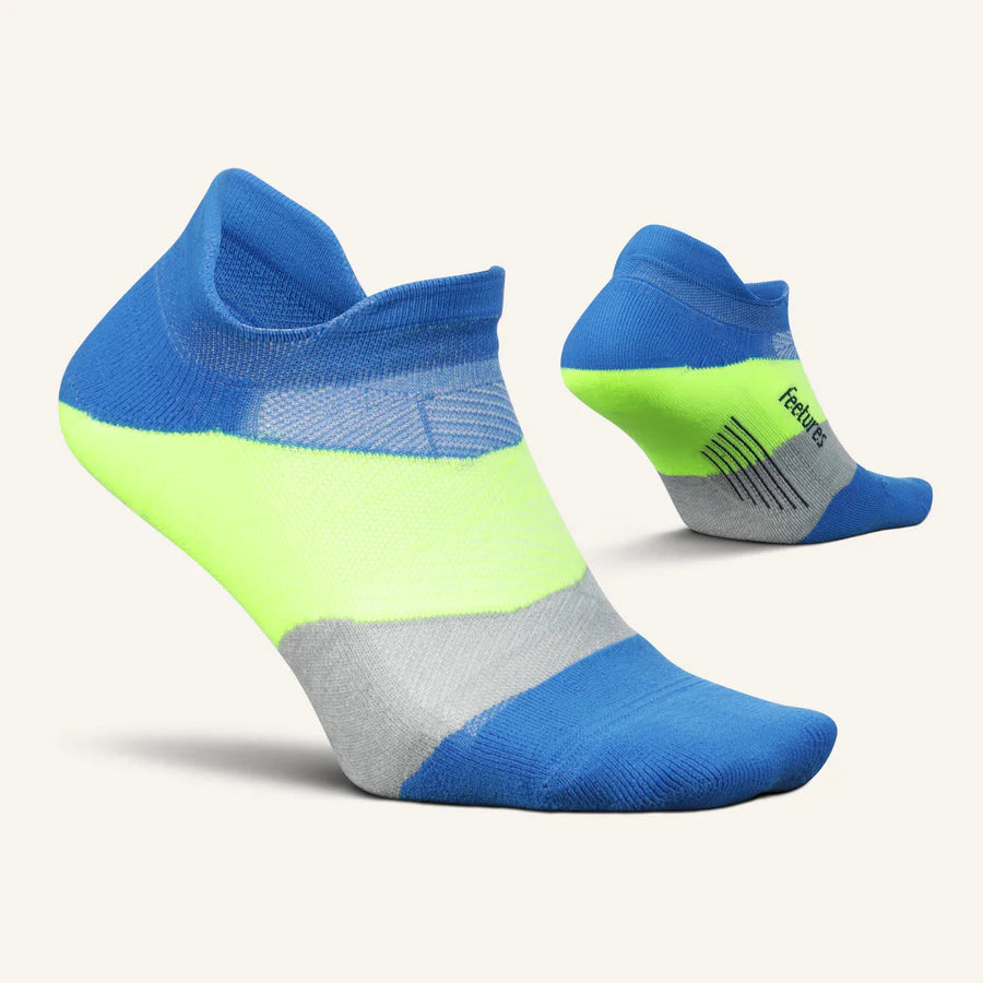 Elite Light Cushion No Show Socks - Breathable Invisible Liner Socks for Women & Men (Boulder Blue) - Perfect for Running, Sneakers & Everyday Comfort