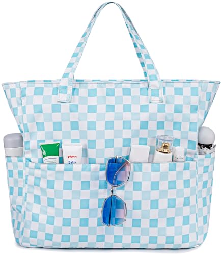 Blue and White Checked