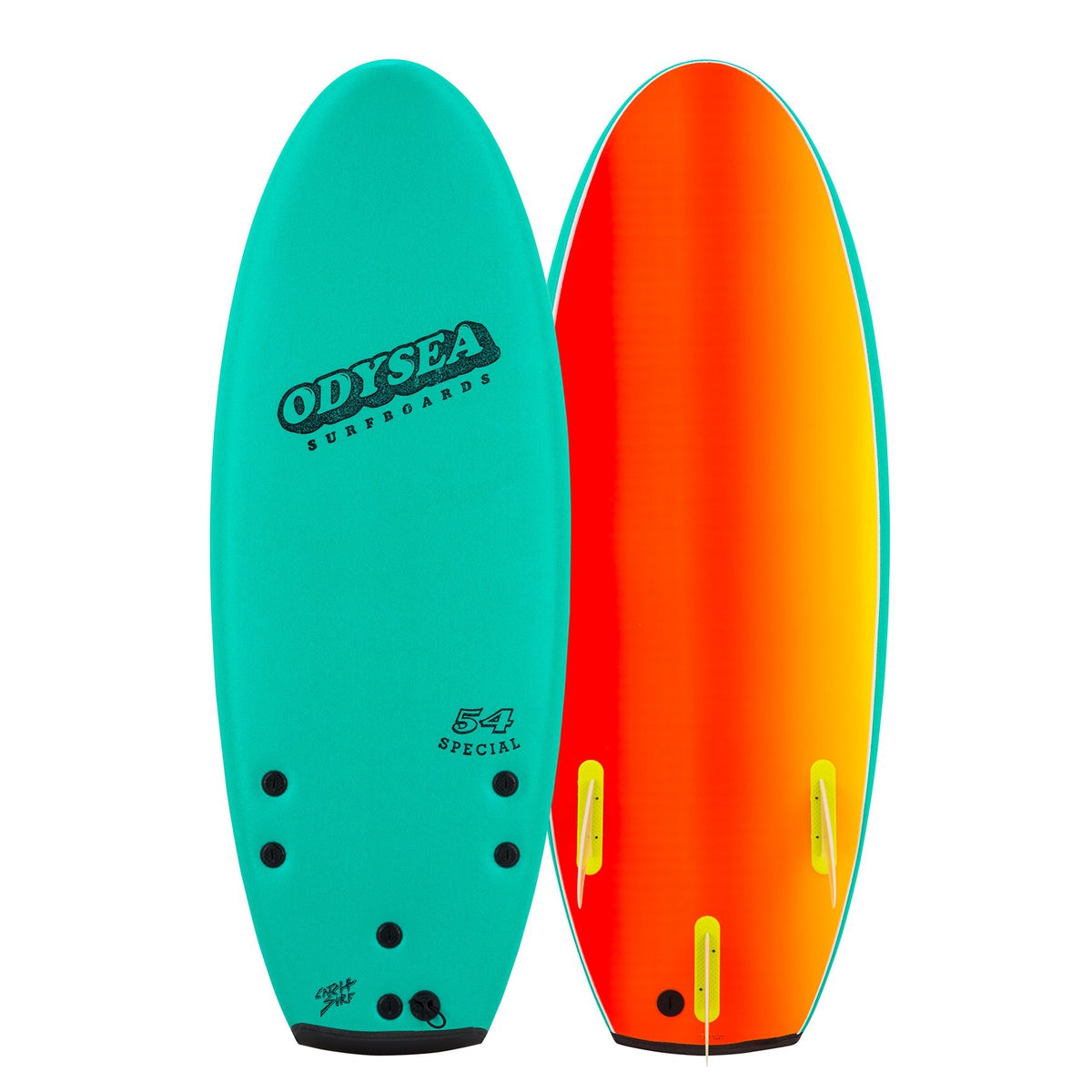 Odysea 54 Special Tri Emerald Thruster Surfboard 4'6
