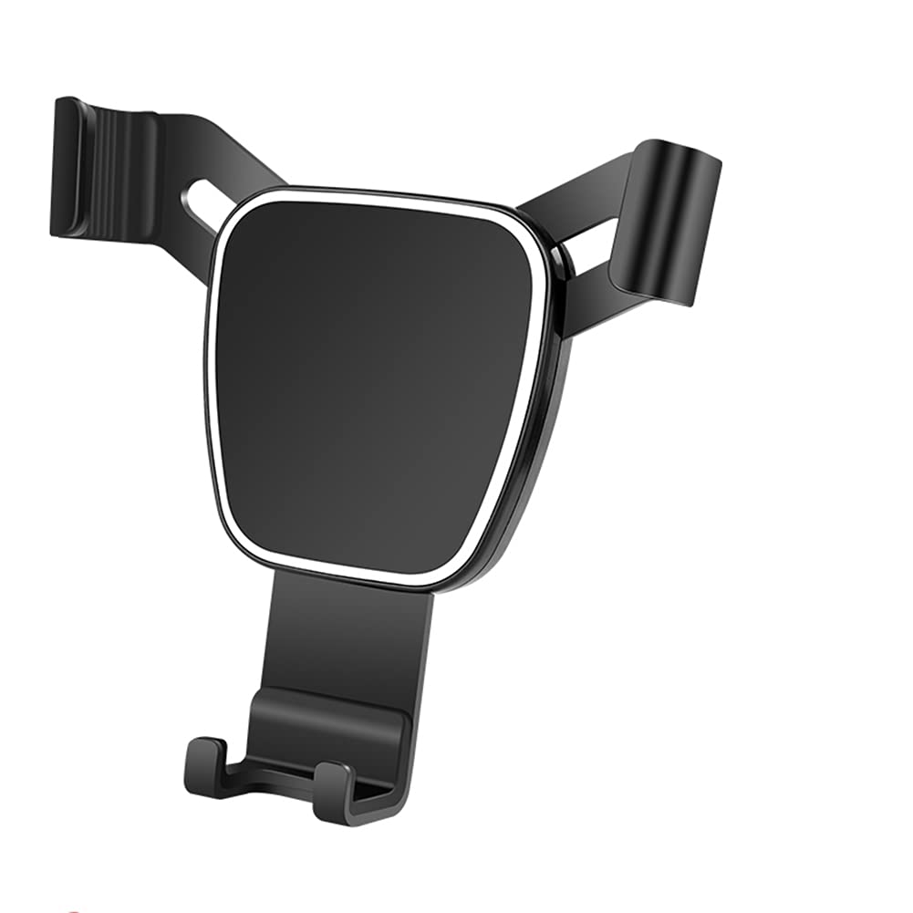 **ZHAOQIAN Fixed Clip Safety Car Phone Holder Stand - Universal Gravity Phone Mount for Tesla Model X & S (Black) - Perfect for Hands-Free Navigation & Safe Driving**