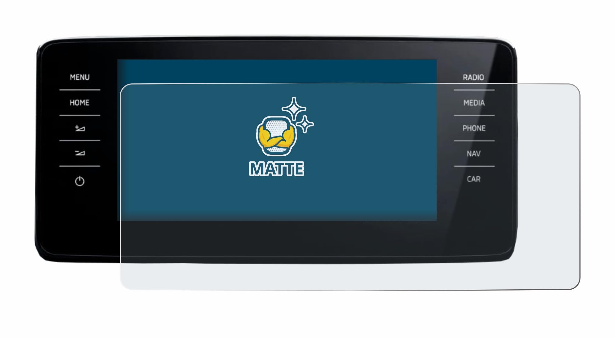Brotect Anti-Glare Matte Screen Protector for Skoda Scala Infosystem Amundsen 9.2