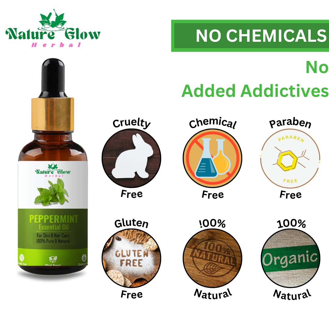 Pure Natural Peppermint Essential Oil - 100% Undiluted Therapeutic Grade for Aromatherapy, Skin Care, Hair Treatment & Diffuser Use - 15ml Bottle (Pack of 1) - Perfect for Relaxation, Stress Relief & Home Spa
