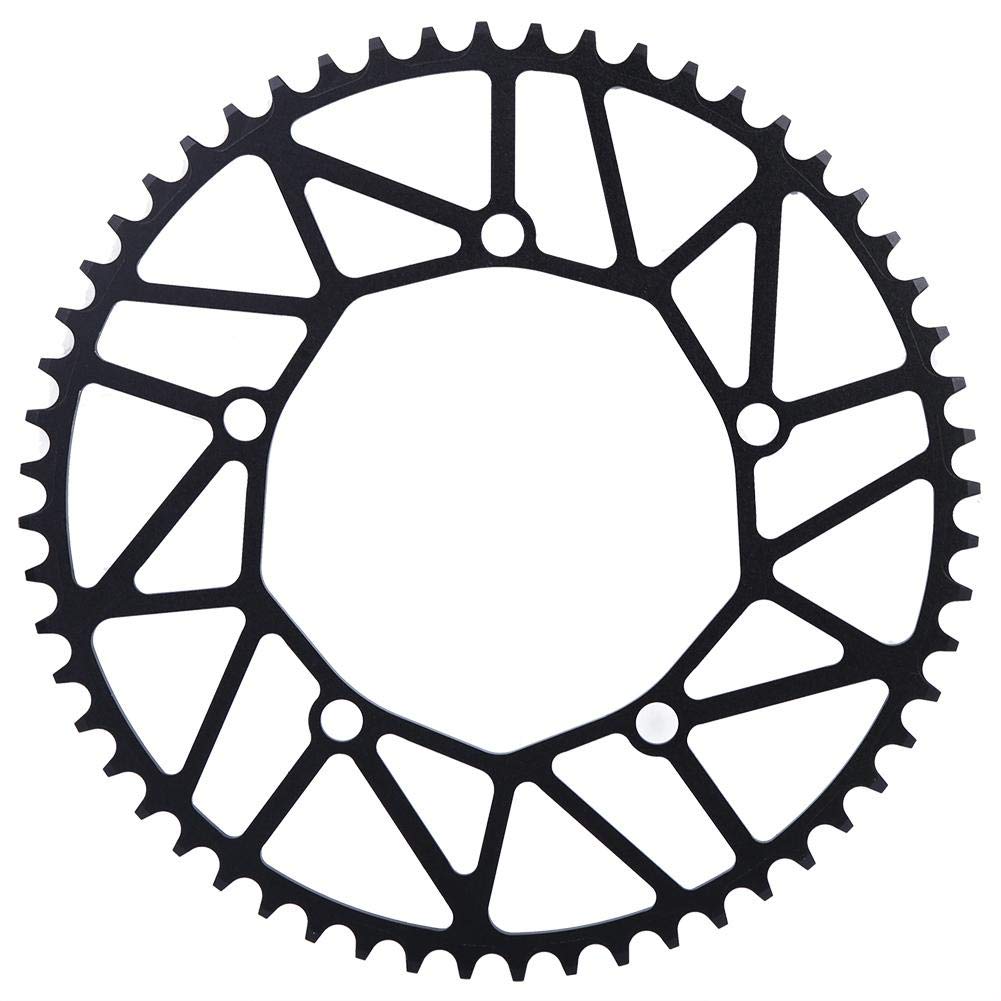 VGEBY1 Bike Chain Wheel - 50/52/54/56/58T 130BCD Single Speed Chainring for Road & Mountain Bikes - Durable Replacement for Cycling & Commuting