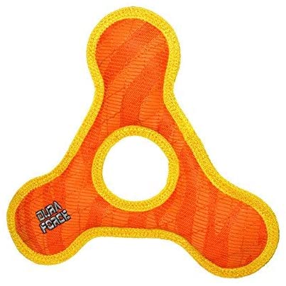 DuraForce JR Triangle Ring Dog Toy - Durable Chew Toy for Small & Medium Dogs - Perfect for Fetch, Training & Playtime