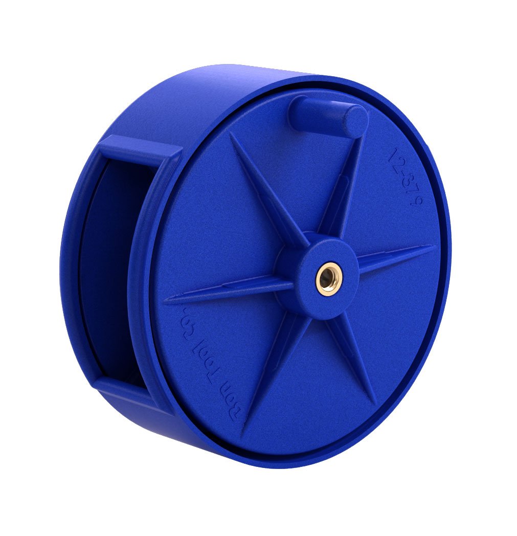 Bon Tool Plastic Tie Wire Reel - Durable Construction Wire Spool for Fencing, Gardening & DIY Projects | Heavy-Duty Wire Dispenser for Home Improvement and Crafting