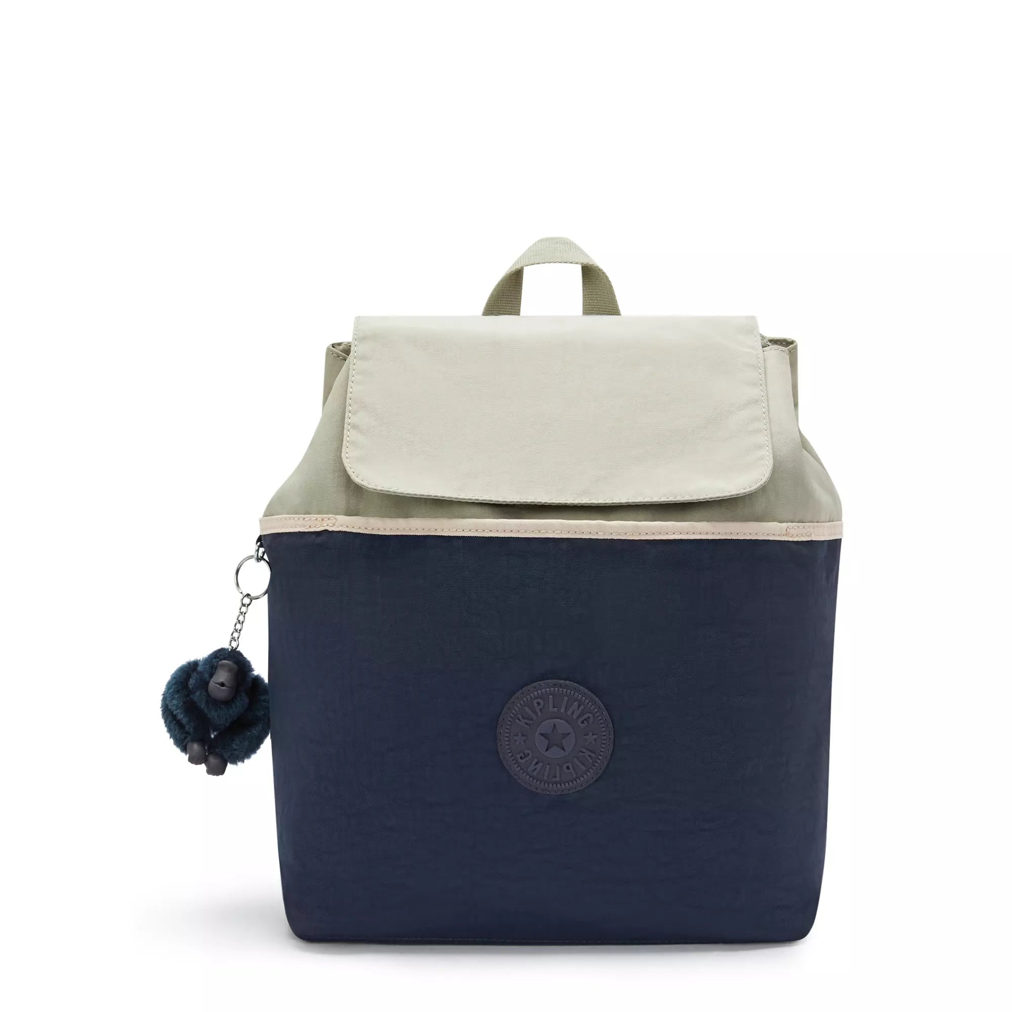 Kipling Torio Backpack - Lightweight Travel & School Backpack for Women & Men, Water-Resistant Blue Block F24 Design - Perfect for Commuting, College, Work & Outdoor Adventures
