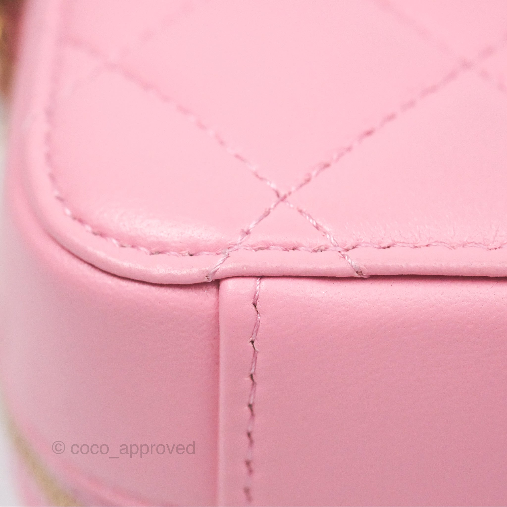 Chanel Quilted Lambskin Camera Bag in Pink with Gold Hardware - Perfect for Everyday Use & Special Occasions