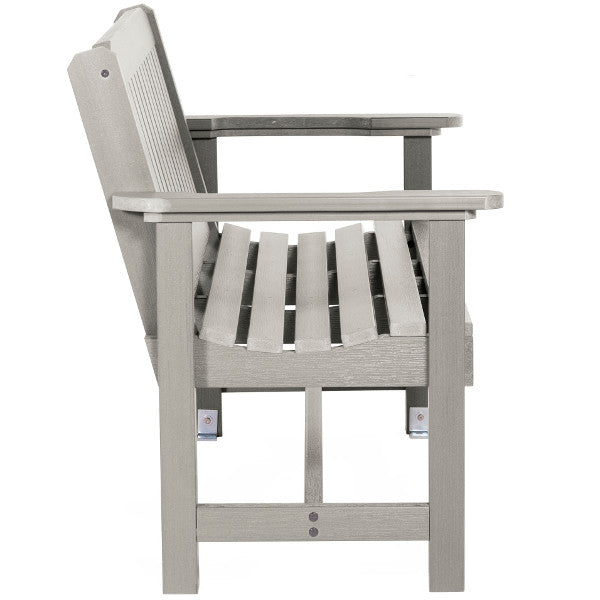 Premium Sequoia Professional Commercial-Grade Exeter 4-Foot Garden Bench - Durable Outdoor Seating for Parks, Gardens & Patios