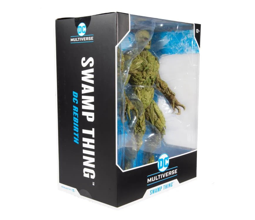 DC Multiverse DC Rebirth Swamp Thing Mega Action Figure - 7-Inch Collectible Toy with 22 Points of Articulation - Perfect for Display, Photography & DC Comics Fans Collection