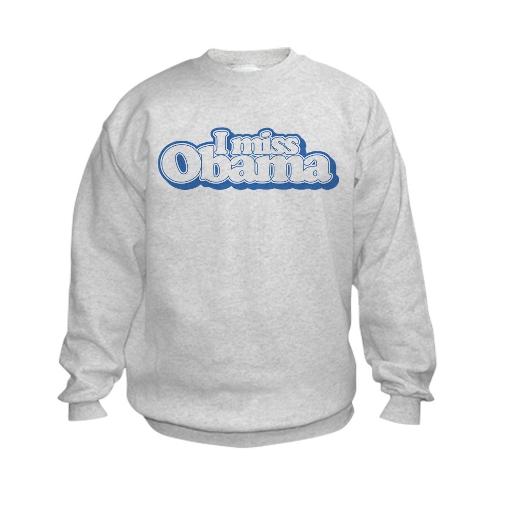 Kids' 'I Miss Obama' Sweatshirt - Funny Political Graphic Hoodie for Boys & Girls | School, Playdates & Casual Wear