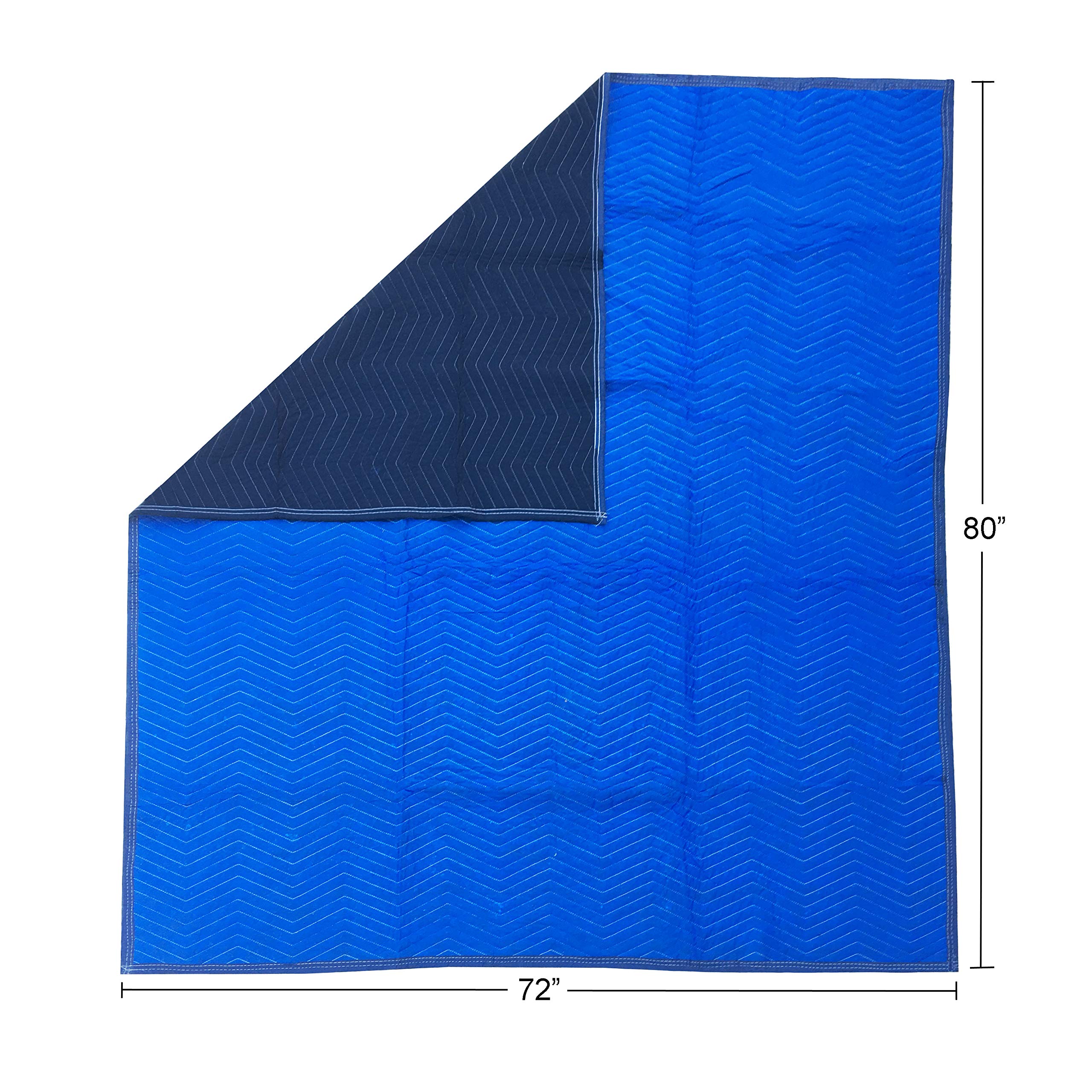 Heavy Duty Moving Blankets 12 Pack - 85 lb Weight Capacity for Furniture & Appliance Protection - Perfect for Moving, Shipping & Storage