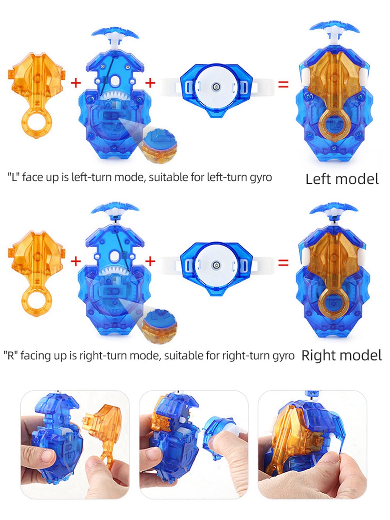 DYT Burst Booster B-191 02 Prominence Phoenix DB Dynamit Starter Beyblade Battle Spinning Top Toy with Custom Launcher for Left & Right Spin - Perfect for Competitive Battles and Collection (B-191 02)