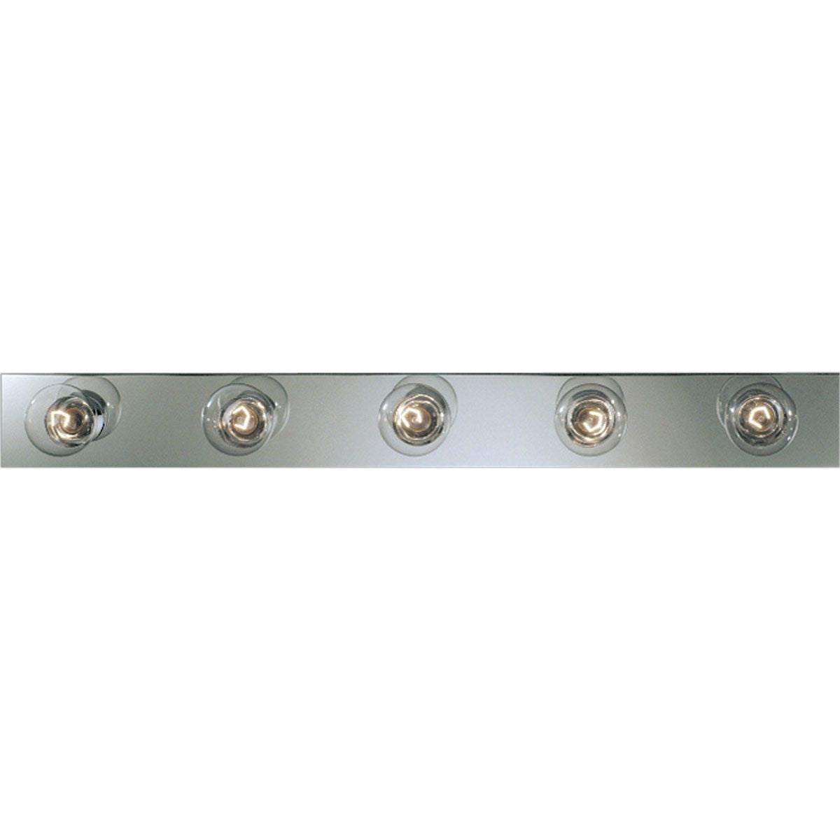 Broadway Collection 5-Light Bathroom Vanity Light Fixture - Modern Chrome Finish for Bathroom & Powder Room Lighting