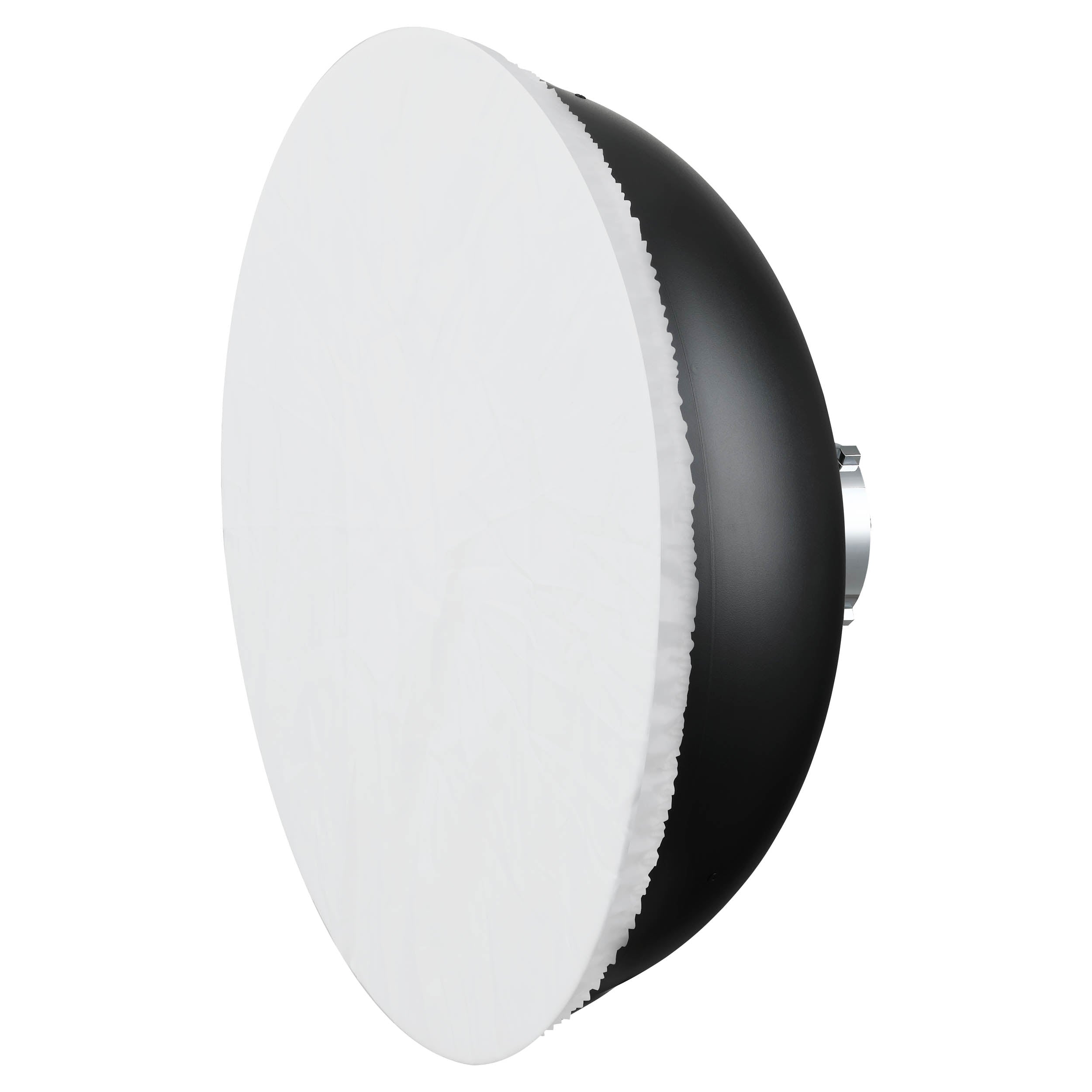 BDR S55 Pro 55cm Professional Silver Beauty Dish with Honeycomb Grid - Studio Photography Lighting Reflector for Portrait, Fashion, and Product Shoots