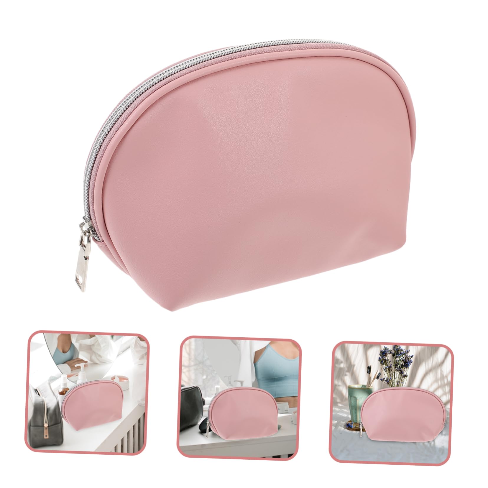 Beaupretty Cosmetic Bag for Women - Large Makeup Travel Bag with Zipper, Portable Organizer for Toiletries, Makeup & Period Essentials - Perfect for Travel, Gym & Daily Use
