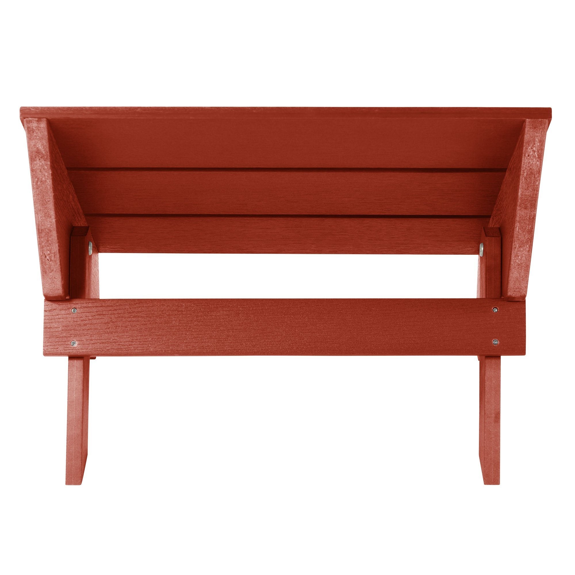 Refurbished Italica Modern Adirondack Ottoman - Outdoor Patio Furniture, Comfortable Footrest for Garden, Deck, Poolside & Backyard Relaxation