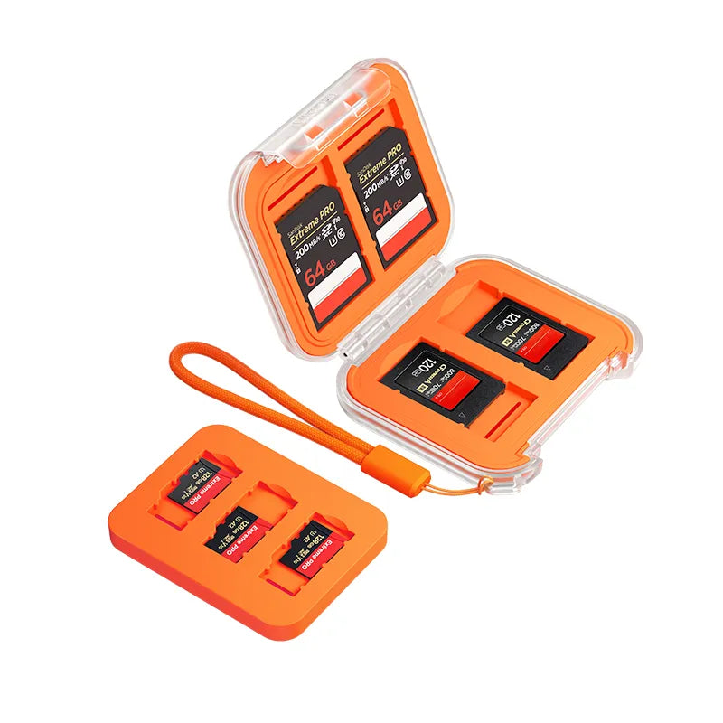 Ulanzi CC01 Mini Memory Card Case C055 - Compact SD Card Holder for Camera, GoPro, Drone - Portable Storage Organizer for Travel & Outdoor Photography