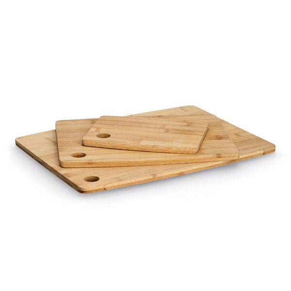 Premium 3-Piece Bamboo Cutting Board Set - Durable, Eco-Friendly Kitchen Essentials for Chopping, Slicing & Meal Prep