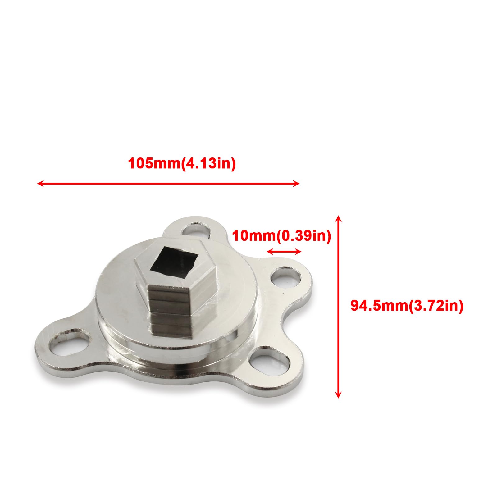 High-Quality Crankshaft Turning Tool & Engine Rotation Adapter - Compatible with Chevy, Ford, Dodge - Perfect for Engine Repair, Maintenance & DIY Automotive Projects