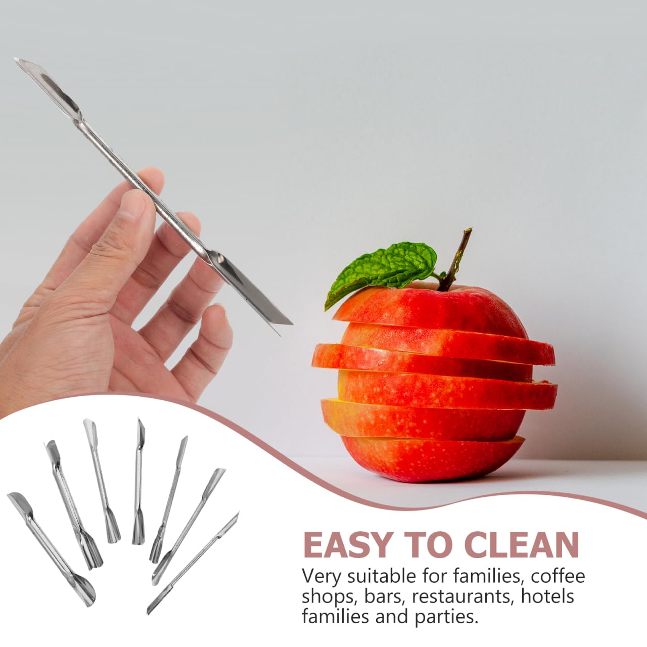 Premium Stainless Steel Fruit Carving Tool Set - Professional Food Garnishing & Melon Scooping Kit for Culinary Arts, Kitchen Decorations & Party Platter Designs