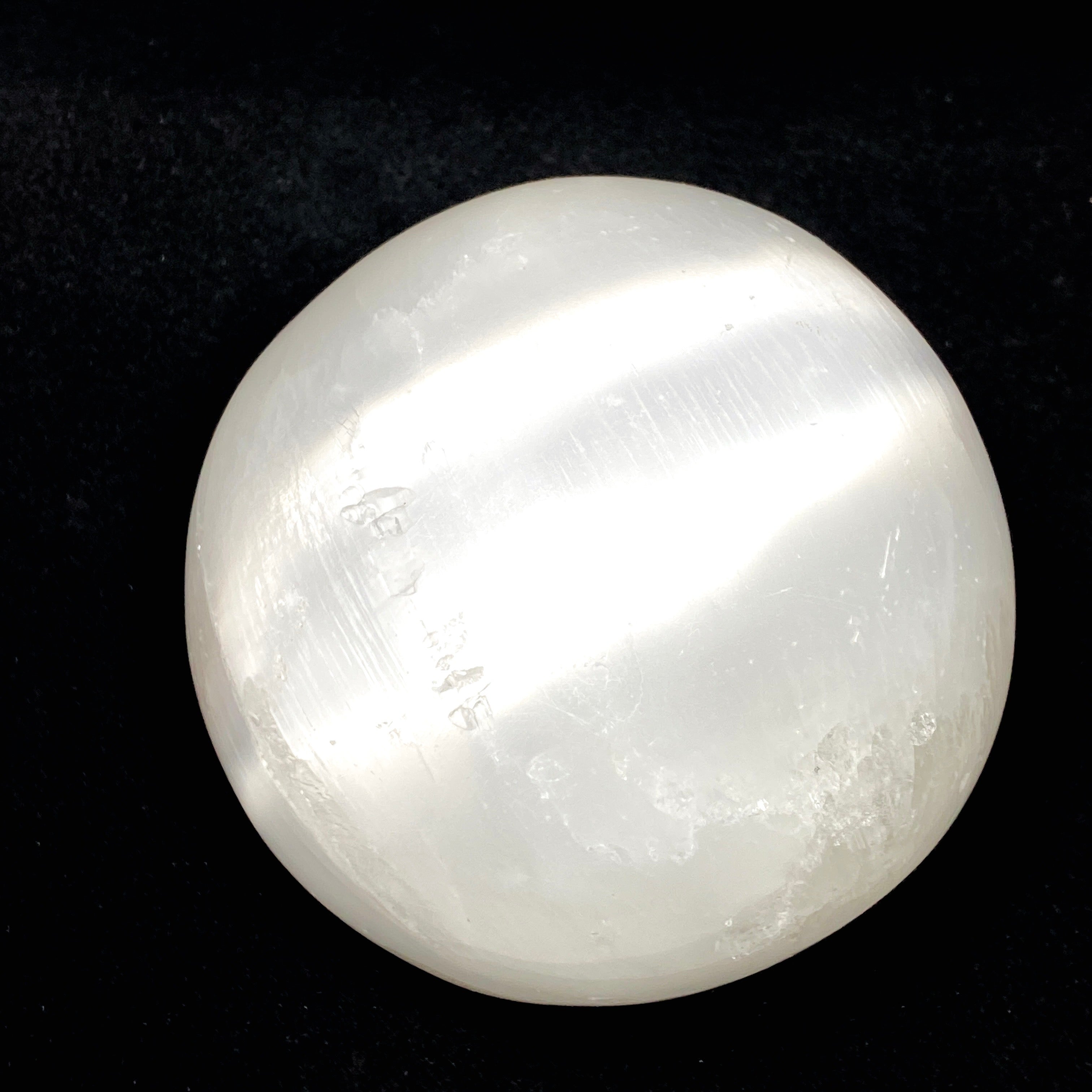 Natural Selenite Crystal Sphere SEL 01 - Healing Stone for Meditation, Energy Cleansing & Home Decor - Perfect for Yoga, Reiki & Spiritual Practices