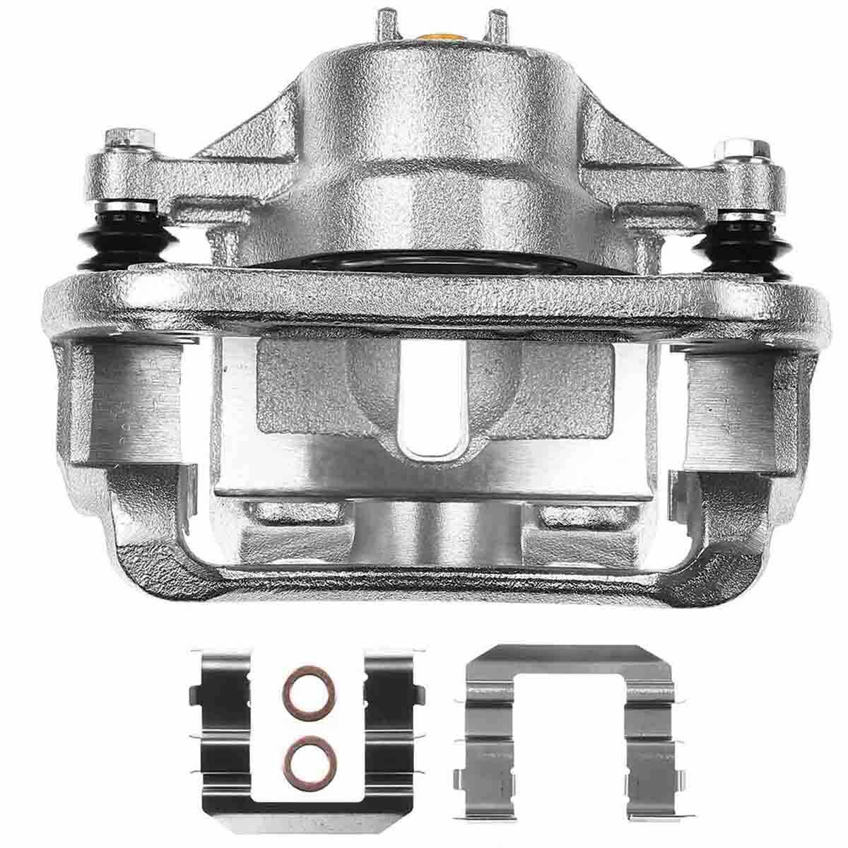 FFPoINAP 1pc Front Right Passenger Side Disc Brake Caliper - Zinc Plated Steel with Bracket (581301D050 19-B3555) - Perfect for Car Repair & Maintenance, Auto Parts Replacement, DIY Mechanic Projects