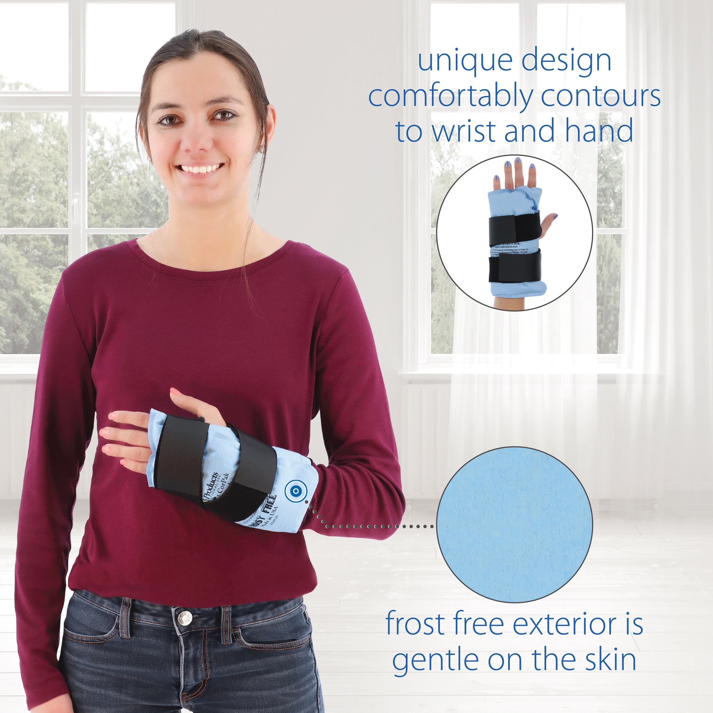 Dual Comfort CorPak Hot & Cold Therapy Pack - Reusable Gel Ice Pack for Pain Relief, Swelling, Injuries & Recovery - Perfect for Back, Knee, Shoulder & Muscle Pain Relief at Home or Sports
