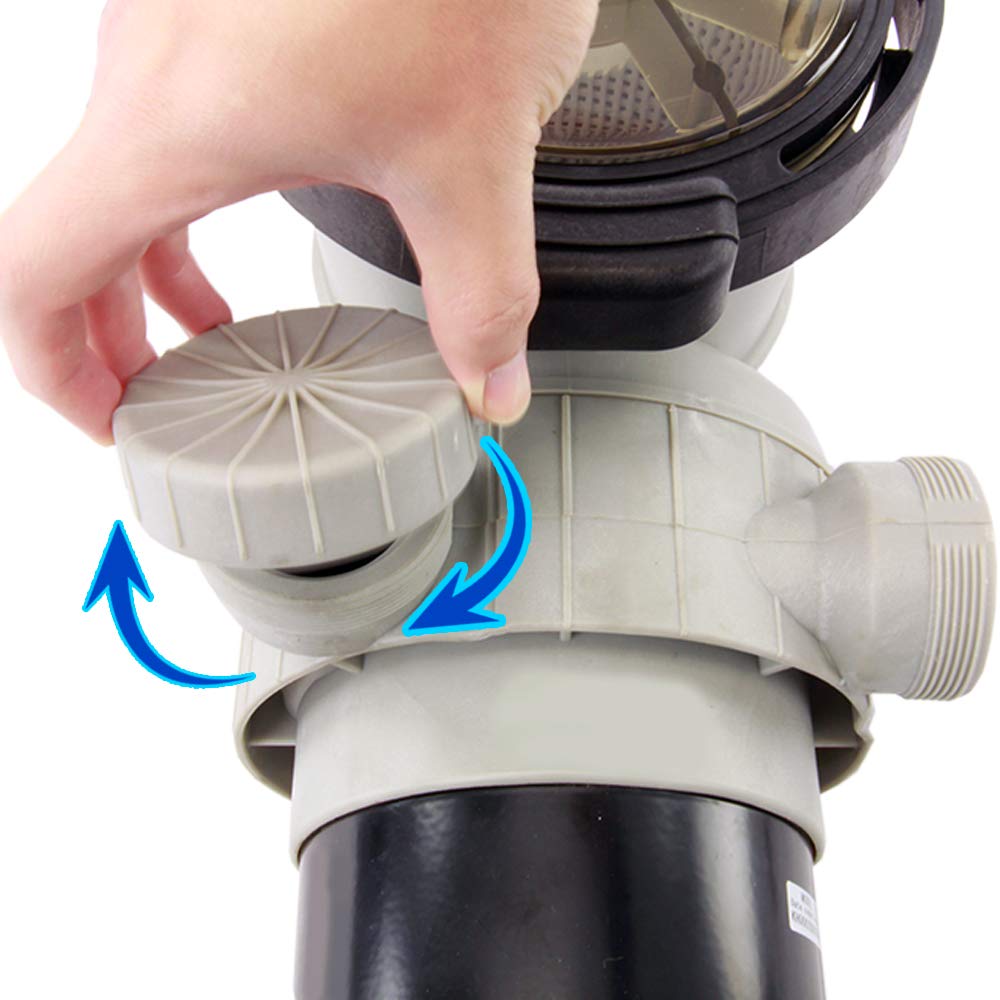 Rx Clear Dorado 1-1/2 HP Dual Port Above Ground Pool Pump | 115V 9 Amps Energy Efficient Swimming Pool Pump with See-Through Strainer Cover | Low Maintenance | Perfect for Backyard, Inground & Above Ground Pools