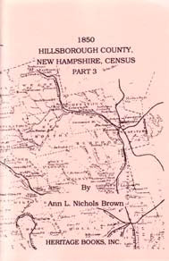 1850 Hillsborough County New Hampshire Census Records - Part 3 | Genealogy Research & Family History Documentation | Perfect for Ancestry Projects & Historical Studies